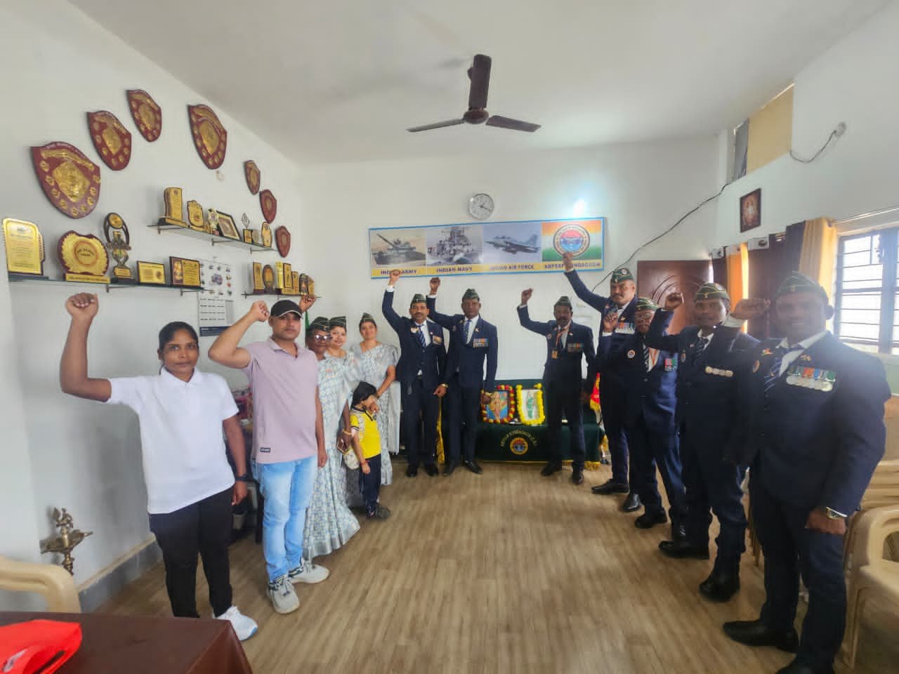 अखिल भारतीय पूर्व सैनिक सेवा परिषद कोंडागांव ने मनाया विजय दिवस