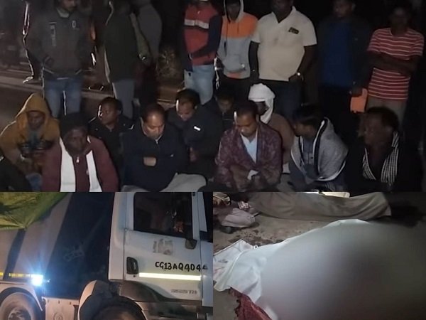 रायगढ़ में तेज रफ्तार फ्लाई ऐश ट्रेलर का कहर