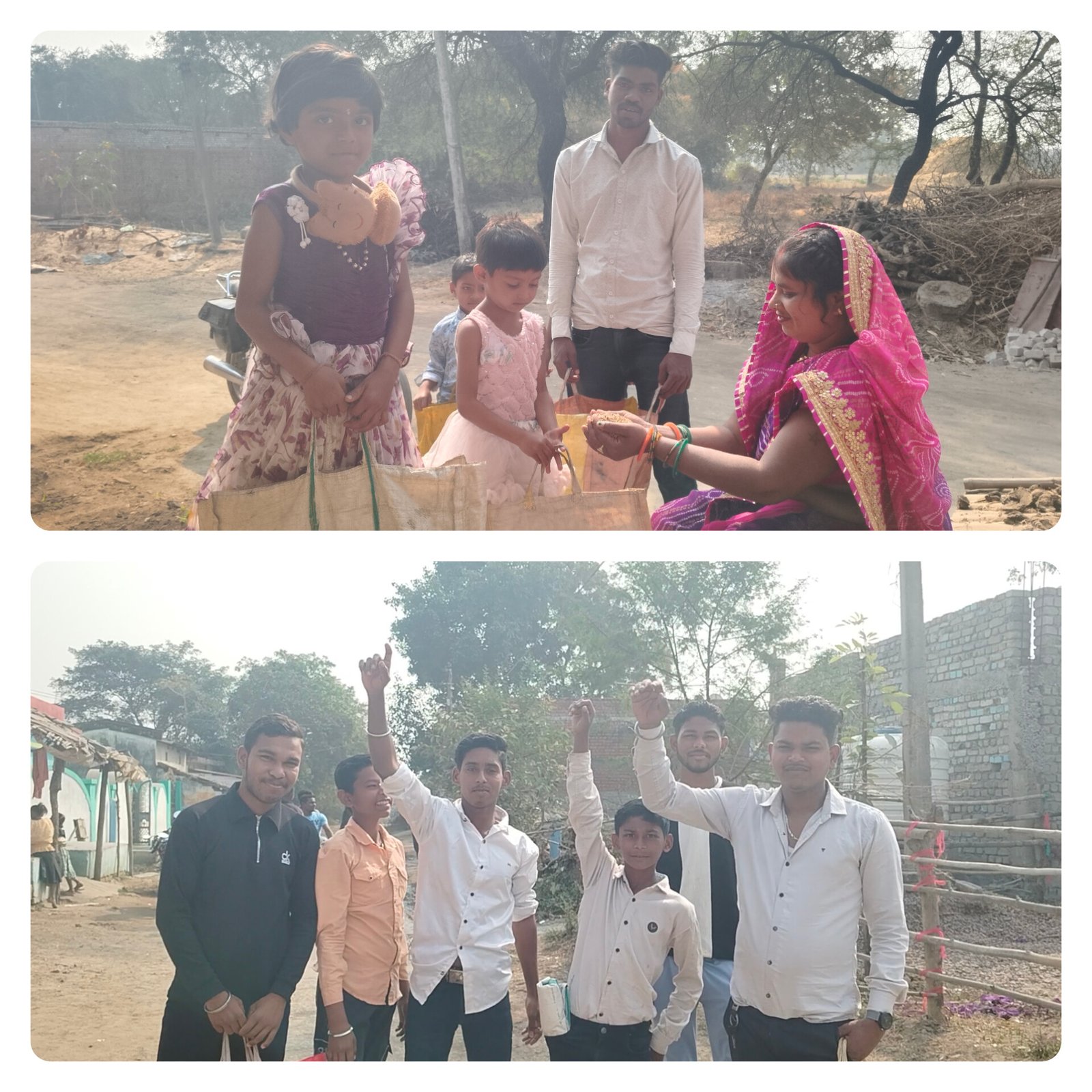 ग्रामीण क्षेत्रों में हर्षोल्लास के साथ मनाया जा रहा छेरछेरा पर्व