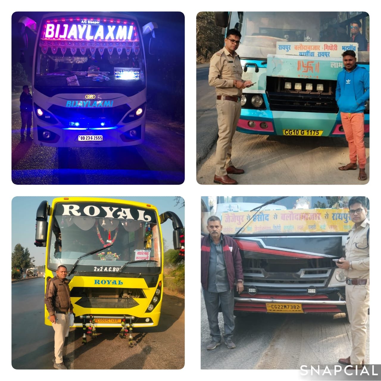 यात्रियों की सुरक्षा पर सख्त रायपुर परिवहन विभाग, उड़नदस्ता की बड़ी कार्रवाई