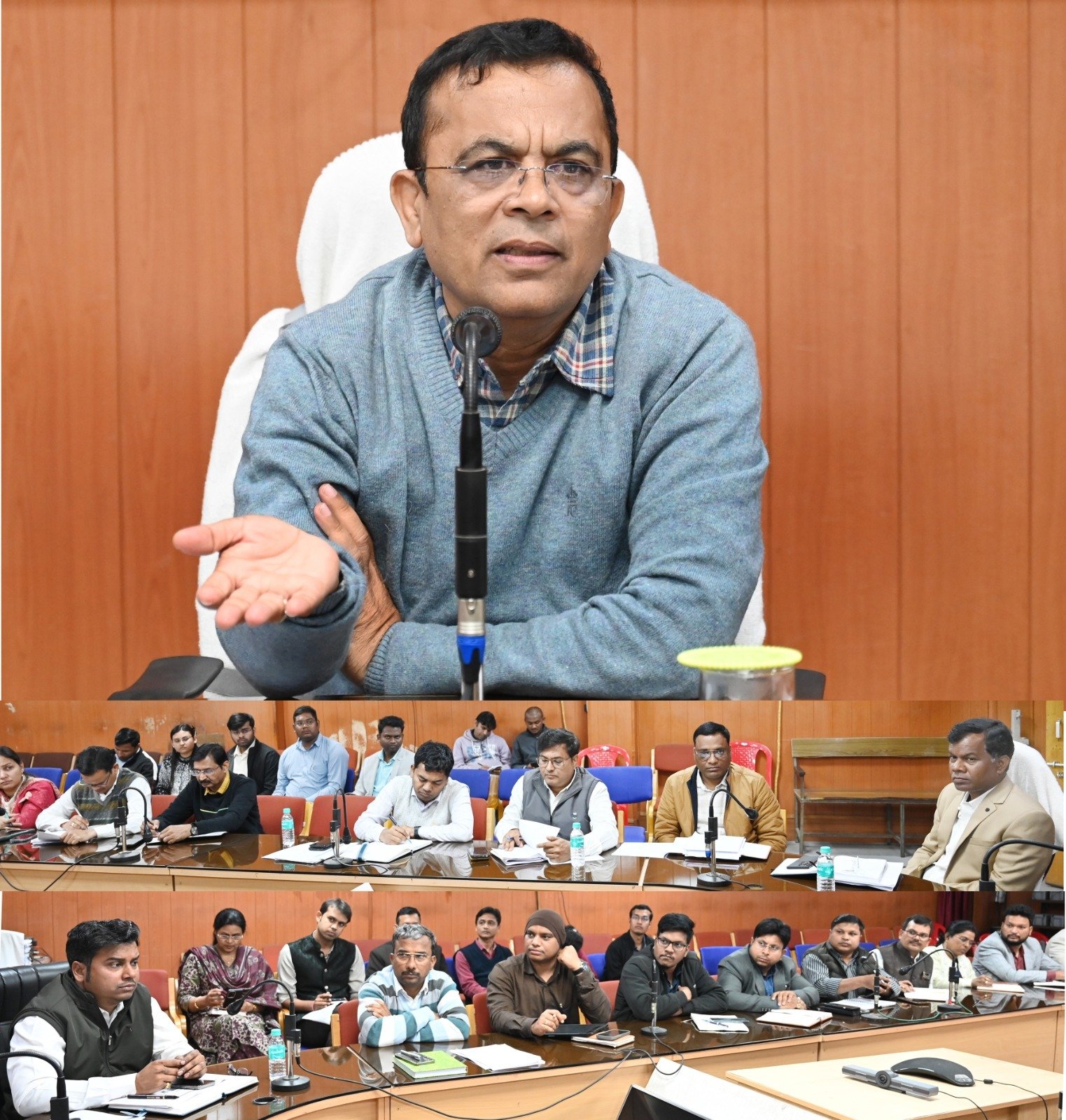 धान खरीदी को लेकर एसडीएम, तहसीलदार व अधिकारियों की समीक्षा बैठक...