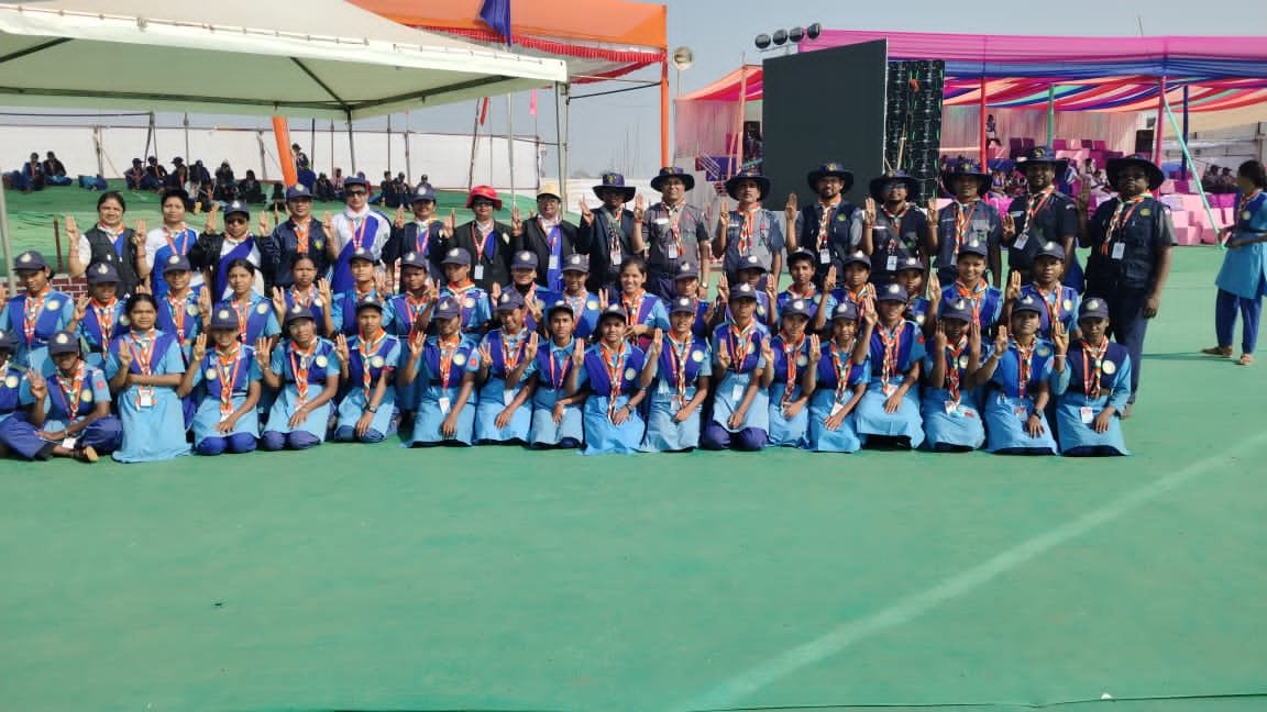 प्रथम राष्ट्रीय रोवर–रेंजर जम्बूरी 2026 में छ.ग. का शानदार प्रदर्शन, कोण्डागांव के 94 रोवर–रेंजरों ने किया राष्ट्रीय स्तर पर प्रभावशाली प्रतिनिधित्व