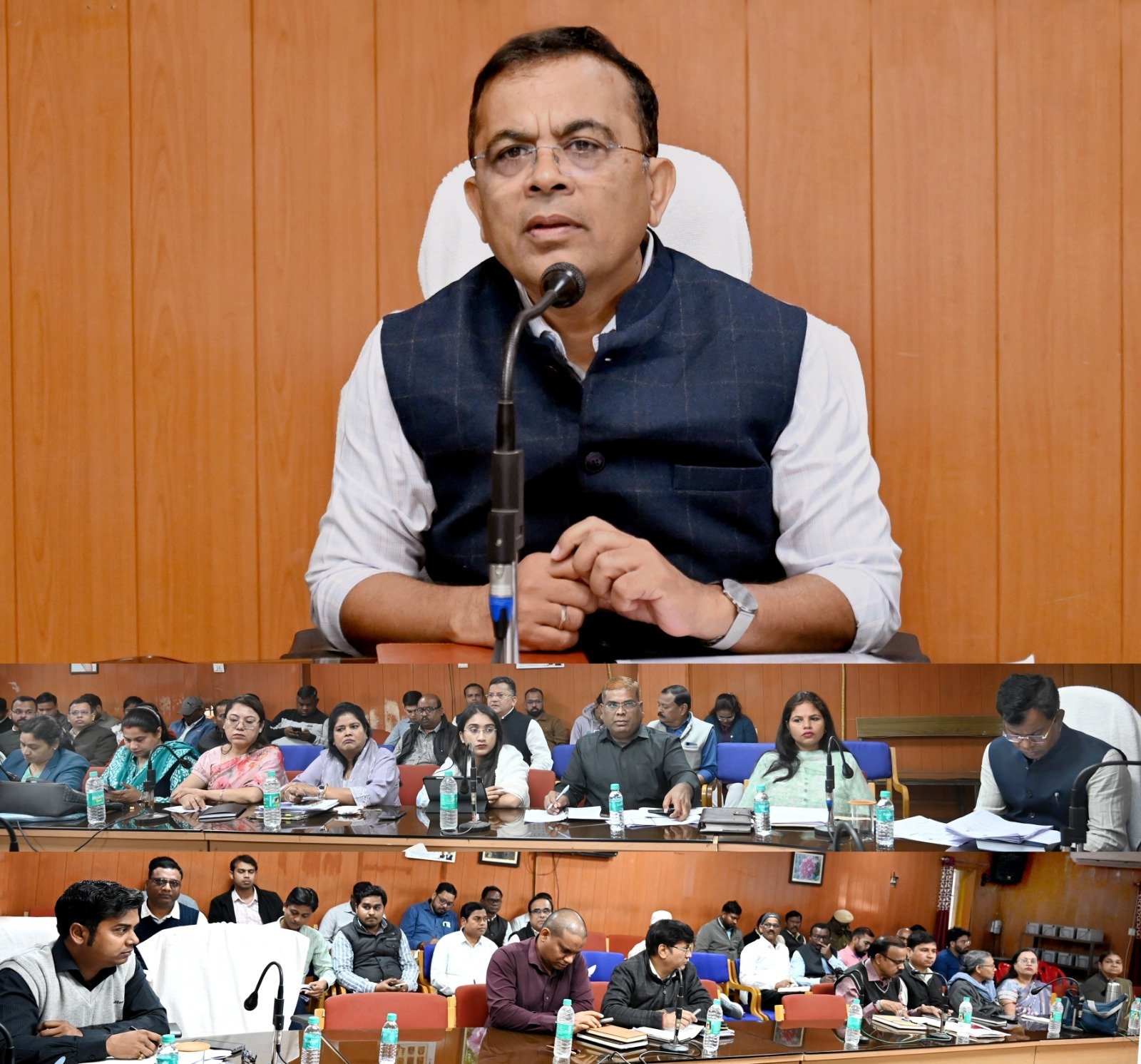 कलेक्टर ने ली साप्ताहिक समय-सीमा की बैठक...