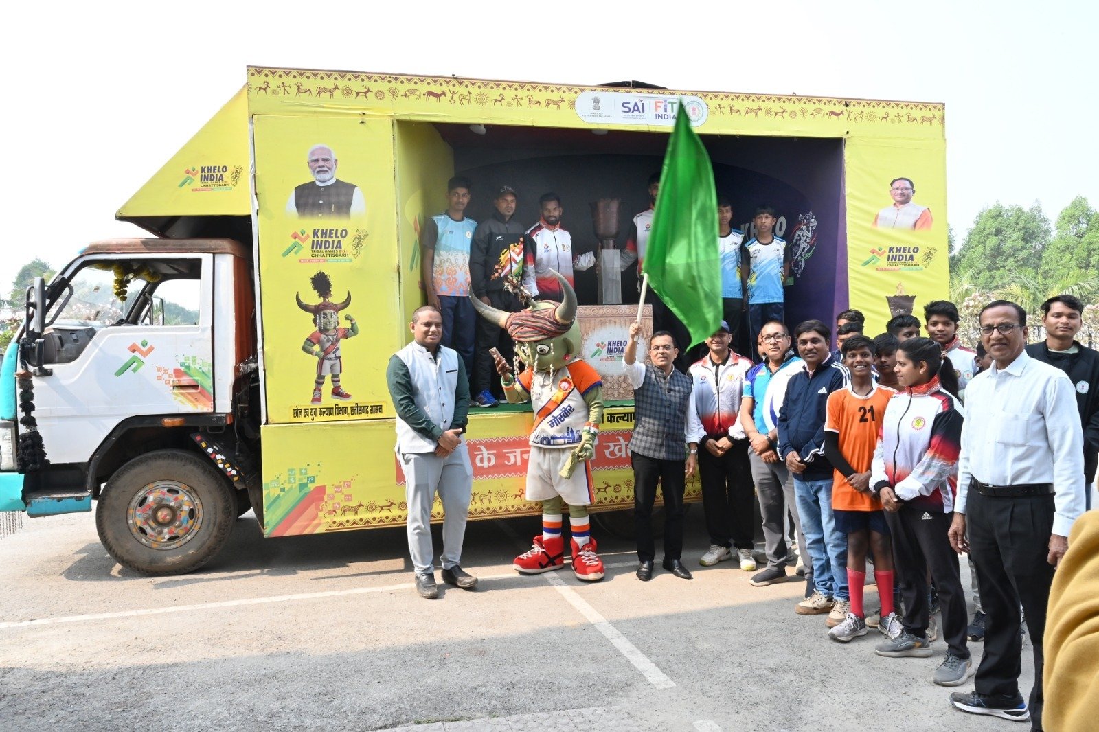 खेलो इंडिया ट्राइबल गेम्स: जिले में मशाल गौरव यात्रा रथ का भव्य स्वागत...