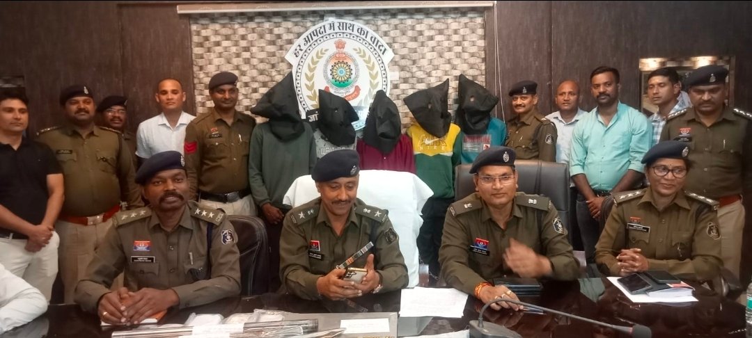 लूट और जानलेवा हमलों पर पुलिस का करारा प्रहार, 06 अलग-अलग घटनाओं मे, 14 लोगों पर प्राणघातक हमला करने वाले 06 आरोपी व 02 बाल अपचारी गिरफ्तार