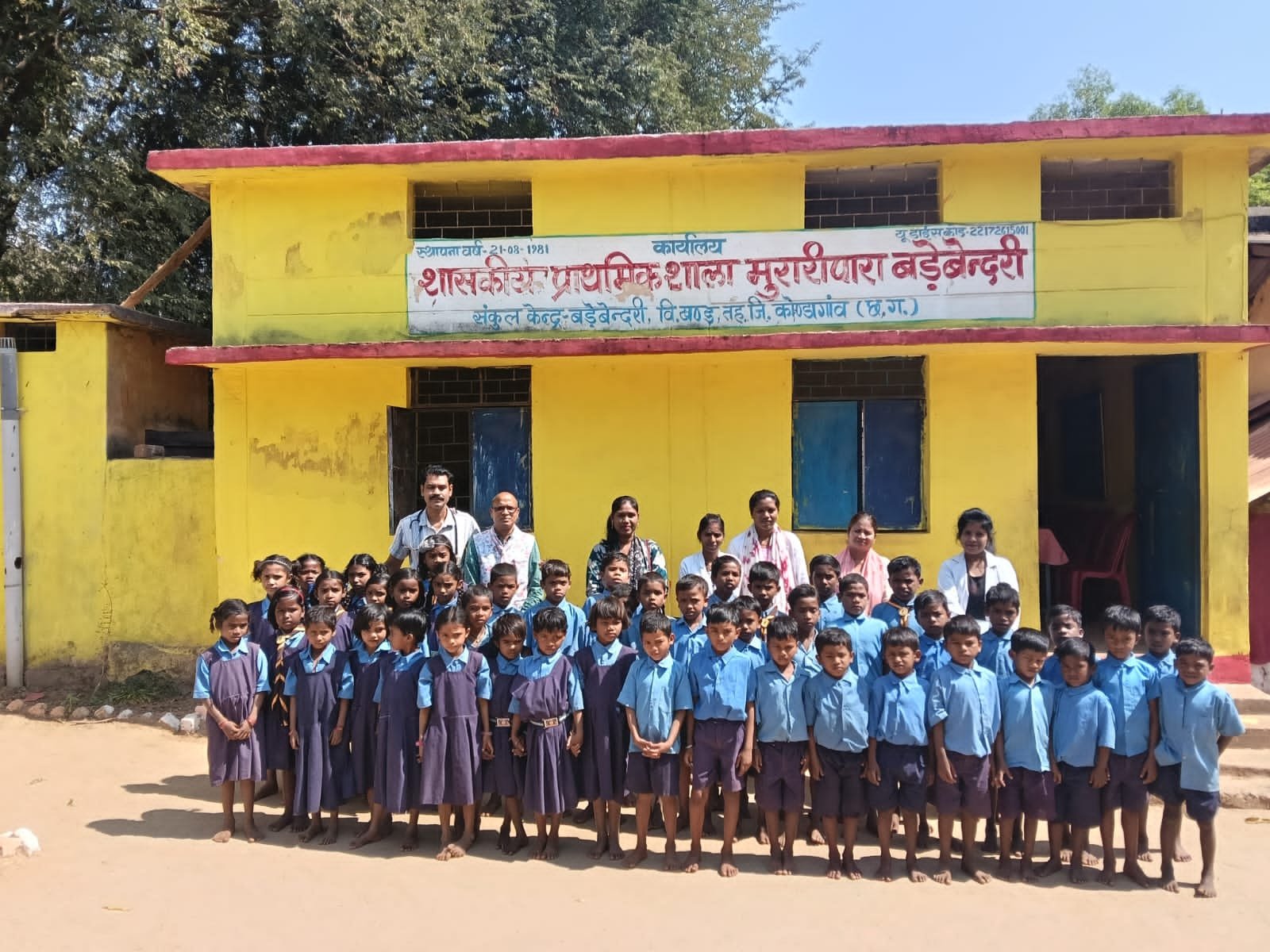 चिरायु टीम ने लगाया प्राथमिक शाला बड़े बेंदरी में विशेष स्वास्थ्य शिविर, कब–बुलबुल टीम मुरारीपारा ने किया सम्मान