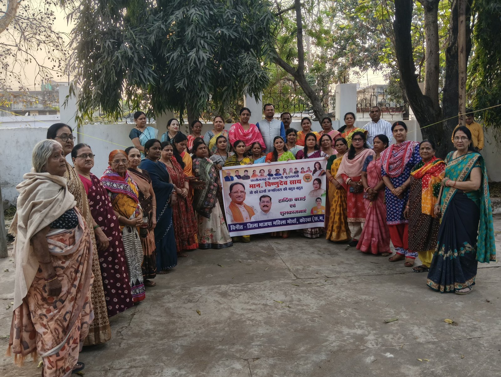 मुख्यमंत्री के जन्मदिवस पर भाजपा महिला मोर्चा का सेवा-संकल्प कार्यक्रम