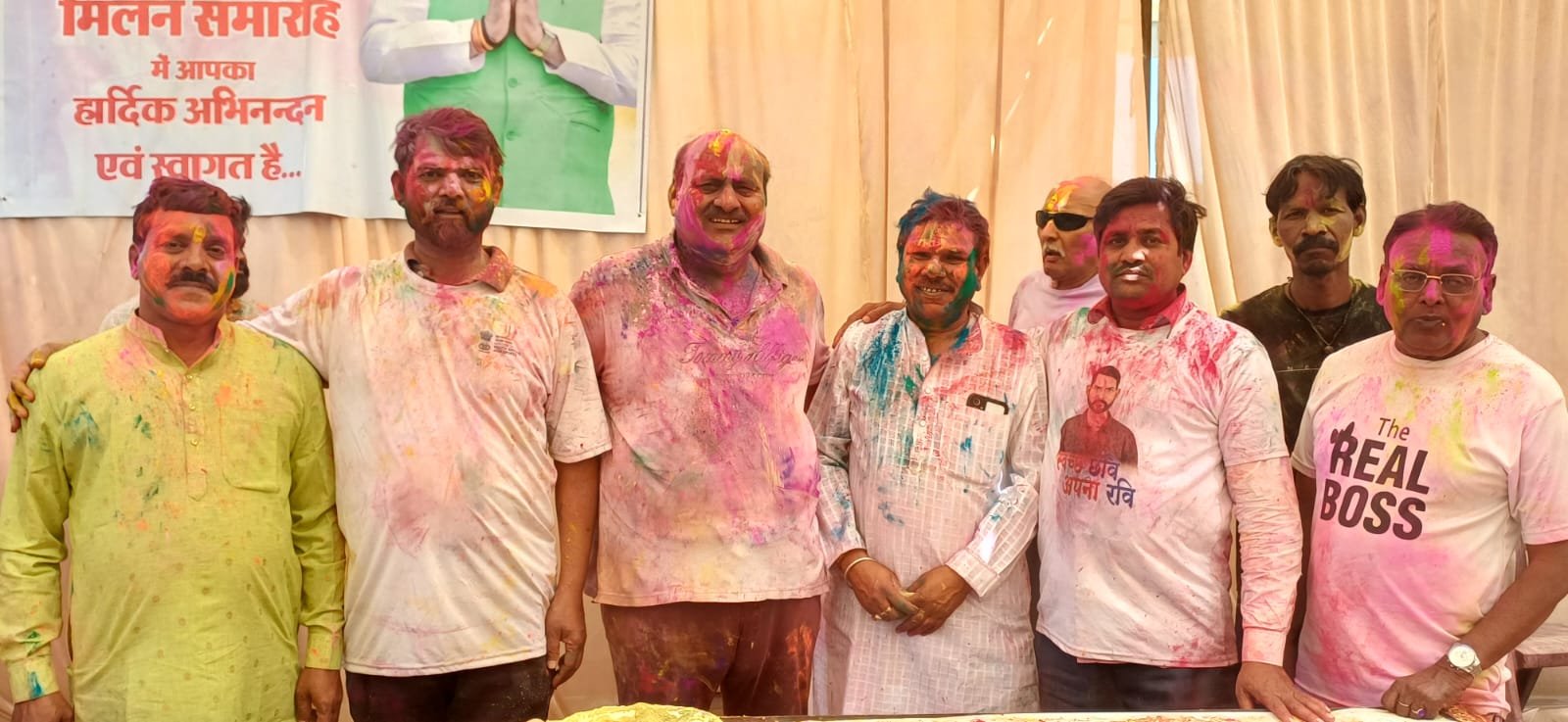 पूर्व मंत्री जयसिंह अग्रवाल के स्वर्ण सिटी निवास पर होली मिलन में उमड़ा जनसैलाब