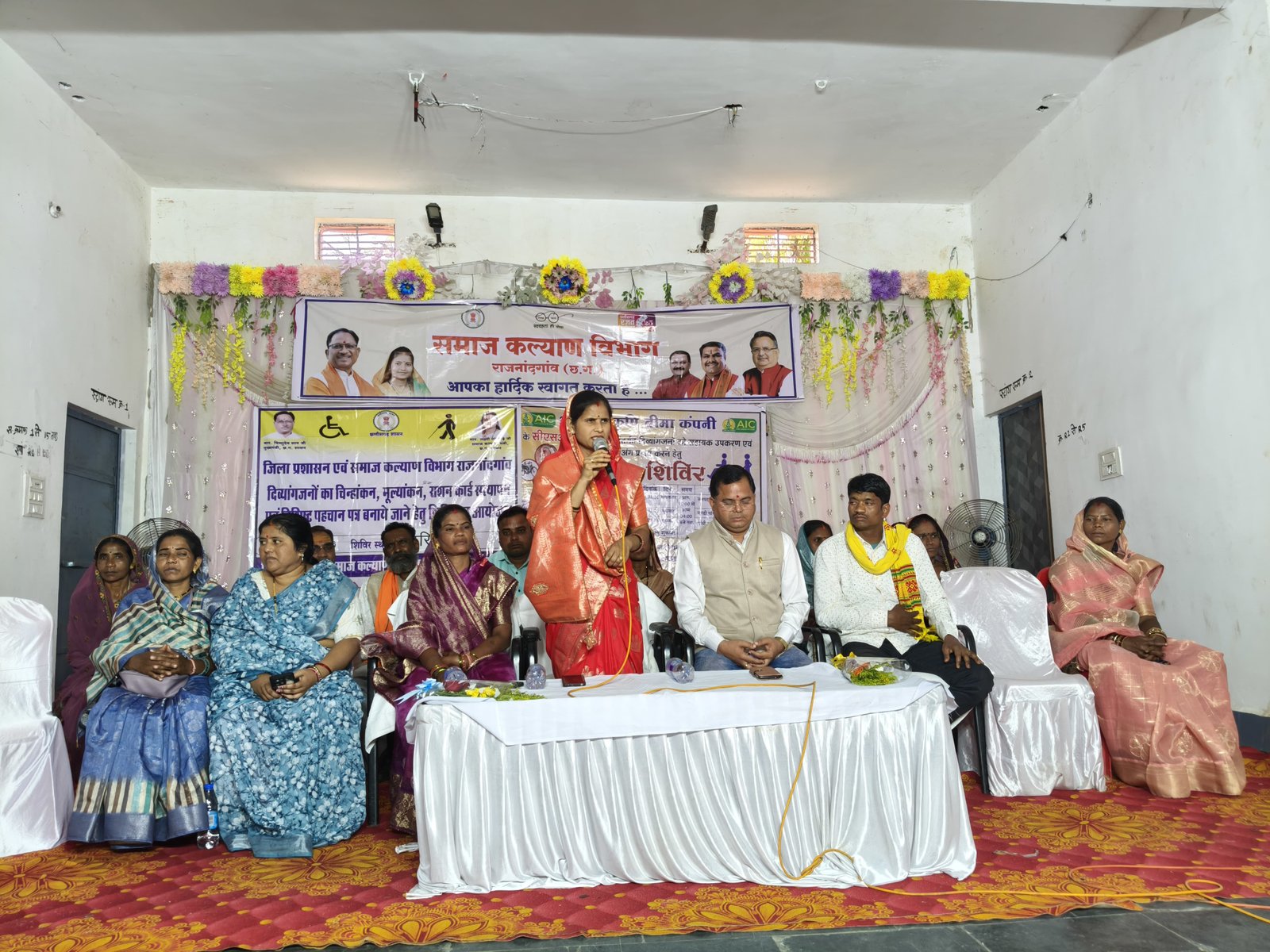 दिव्यांगजनों के लिए सहायक उपकरण एवं कृत्रिम अंग प्रदान करने हेतु परीक्षण शिविर आयोजित