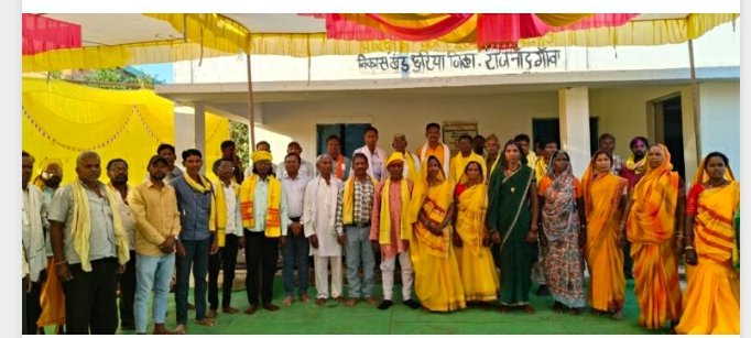 कल्लूटोला में हुआ ध्रुव गोंड़ समाज के पदाधिकारियों का शपथग्रहण