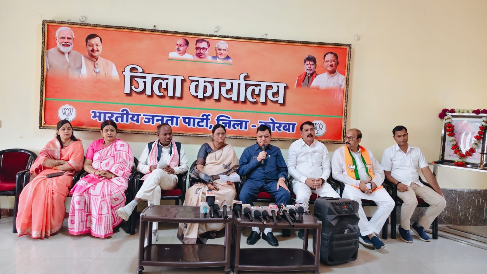 कोरबा में भाजपा का कांग्रेस पर हमला: ‘नारी शक्ति वंदन’ पर विपक्ष की नीयत पर सवाल