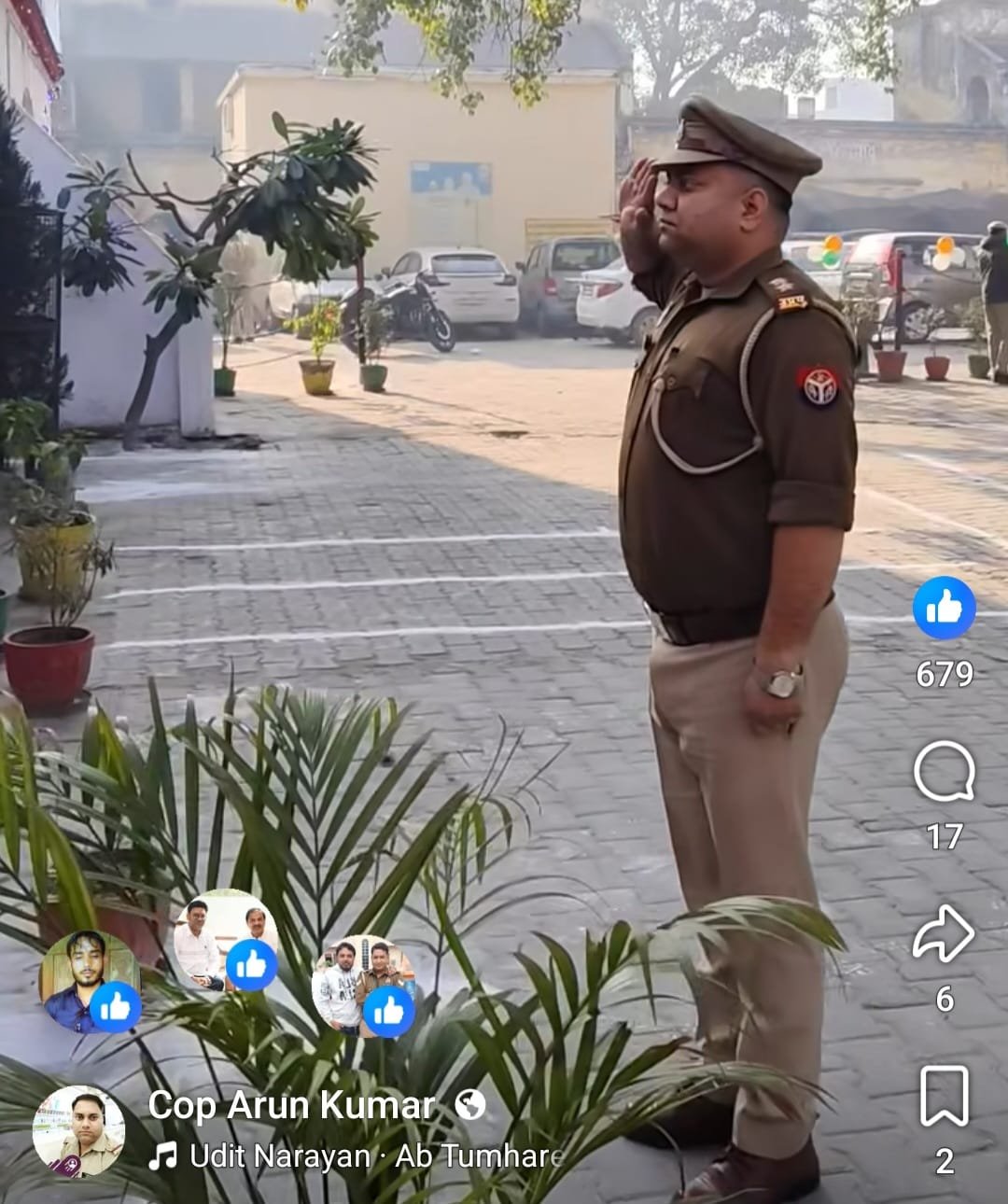 बुलंदशहर: भ्रष्टाचार के आरोप में निलंबित SSI की पुरानी रील वायरल।