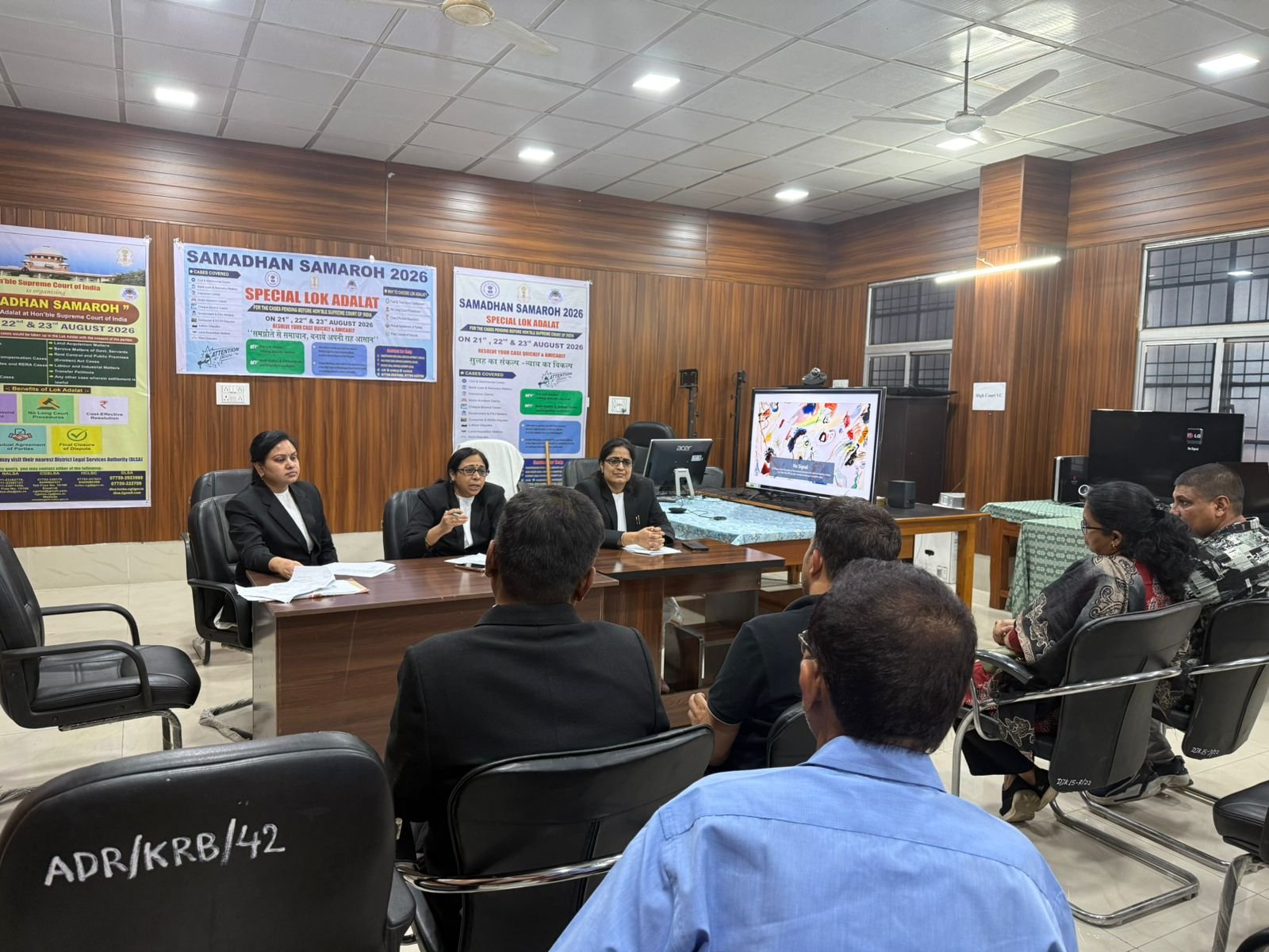 कोरबा में लोक अदालत की तैयारी तेज: सुलह से विवाद निपटाने पर जोर