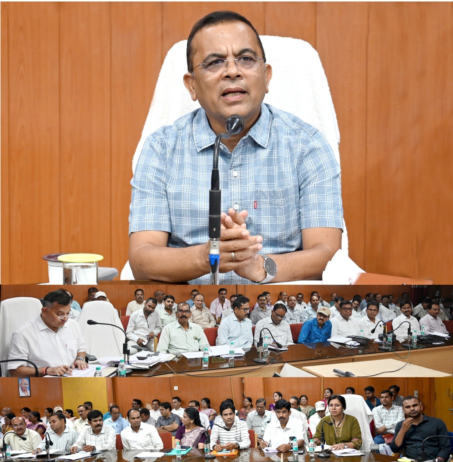 कलेक्टर ने शिक्षा विभाग के अधिकारियों एवं प्राचार्यों की ली बैठक...