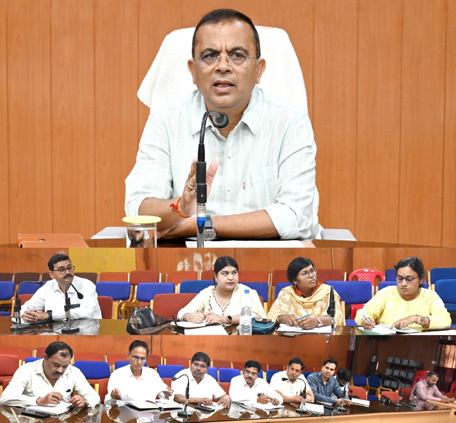 कलेक्टर जन्मेजय महोबे ने लोक निर्माण विभाग की ली समीक्षा बैठक...