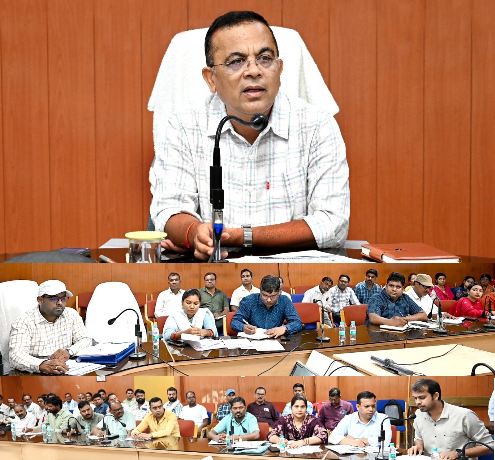 कलेक्टर जन्मेजय महोबे ने ली खाद-बीज वितरण के संबंध में बैठक...
