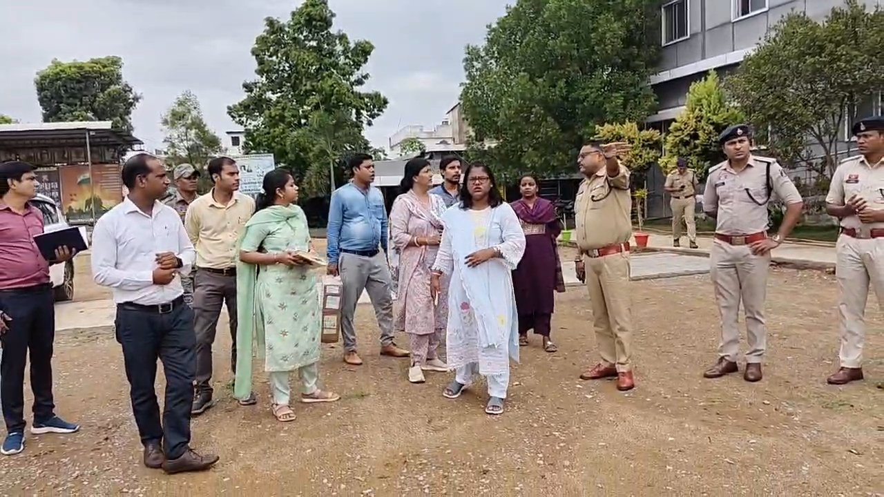 NEET परीक्षा की तैयारियों का कलेक्टर और एसपी ने लिया जायजा, 21 जून को 629 परीक्षार्थी होंगे शामिल