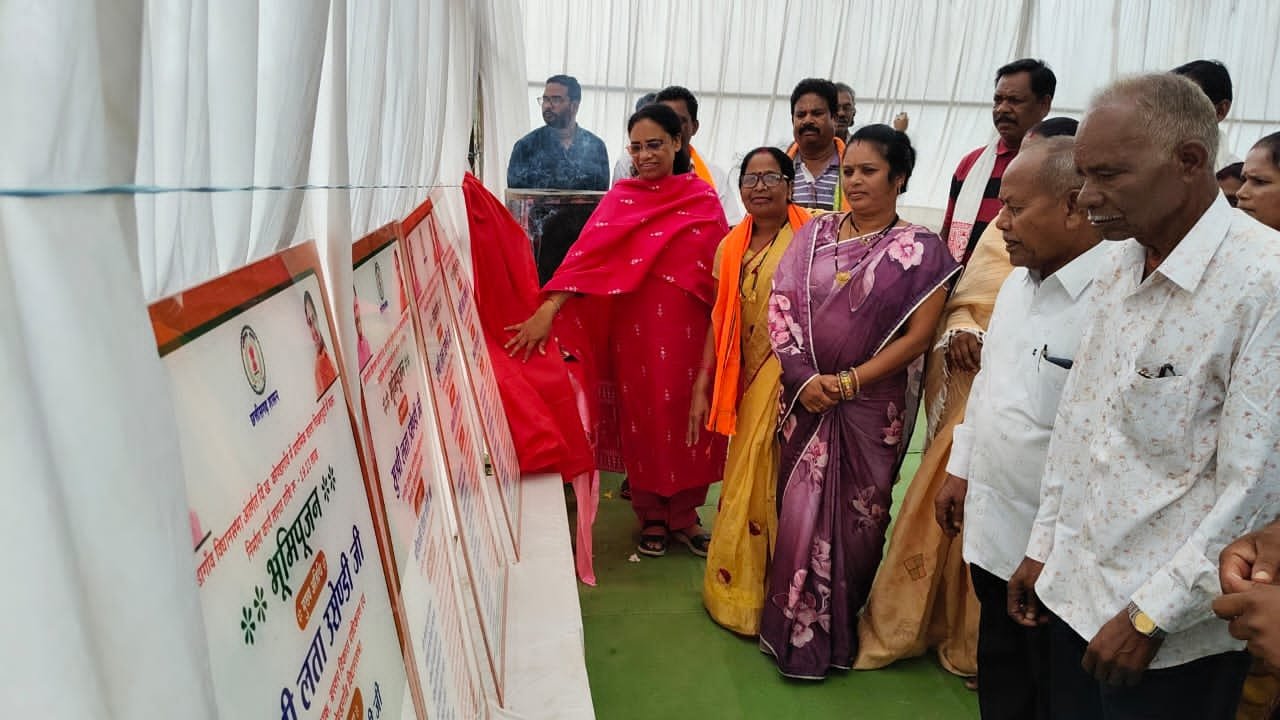 विधायक लता उसेंडी ने 1.66 करोड़ रुपये के 19 विकास कार्यों का किया भूमिपूजन