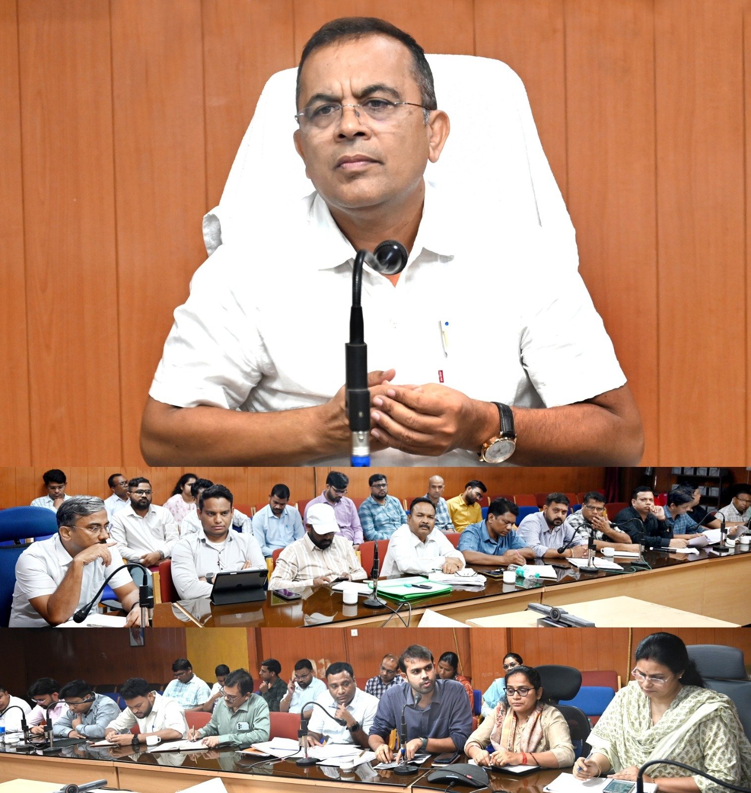 कलेक्टर जन्मेजय महोबे की अध्यक्षता में खरीफ विपणन वर्ष 2026-27 के धान उपार्जन की तैयारियों की समीक्षा बैठक आयोजित...