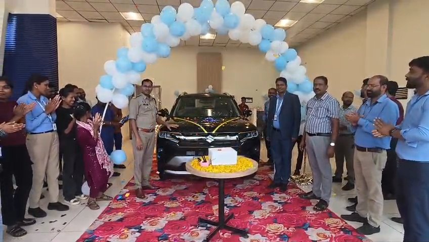 कोंडागांव में नई 2026 मारुति सुजुकी ब्रेजा फेसलिफ्ट का भव्य लॉन्च, एडिशनल एसपी डॉ. कपिल चंद्रा रहे मुख्य अतिथि