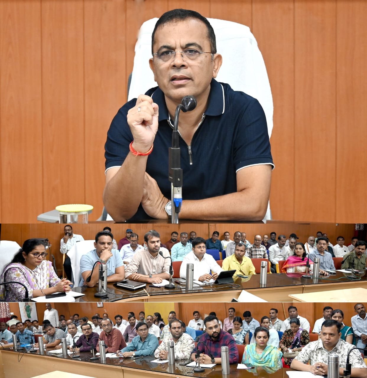 कलेक्टर जन्मेजय महोबे ने एग्रीस्टैक में बकेट क्लेम की प्रगति की समीक्षा की...