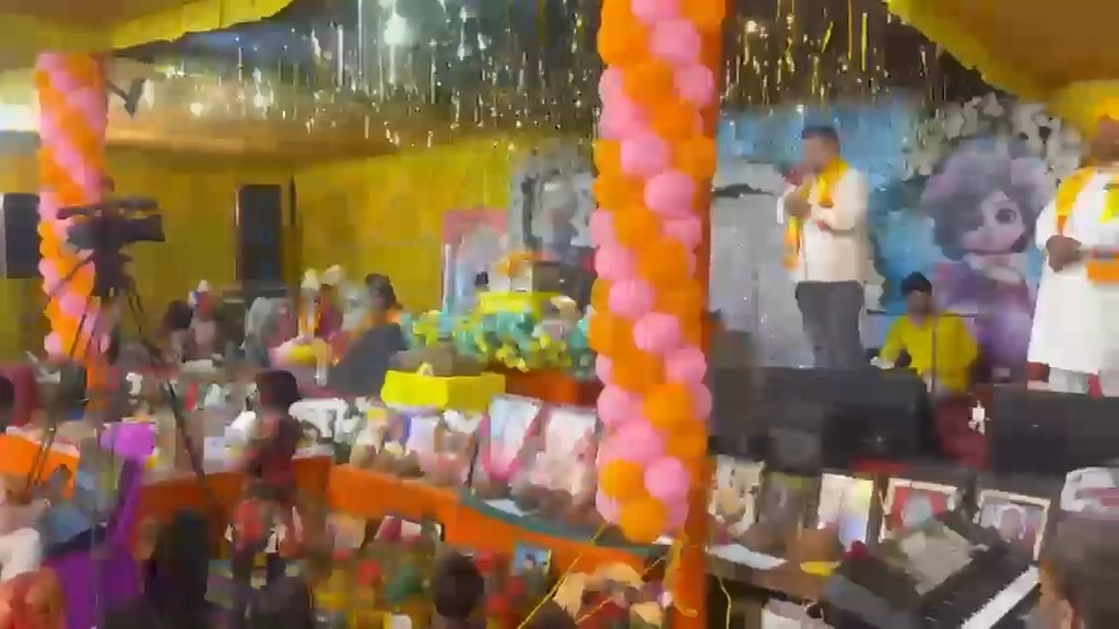 नेवसा में शिव महापुराण कथा में उमड़ा आस्था का सैलाब, पवन पैकरा ने कहा—एक लोटा जल और बेलपत्र से प्रसन्न होते हैं भोलेनाथ