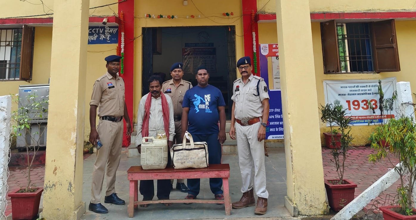 पामगढ़ पुलिस की अवैध शराब पर ताबड़तोड़ कार्यवाही....