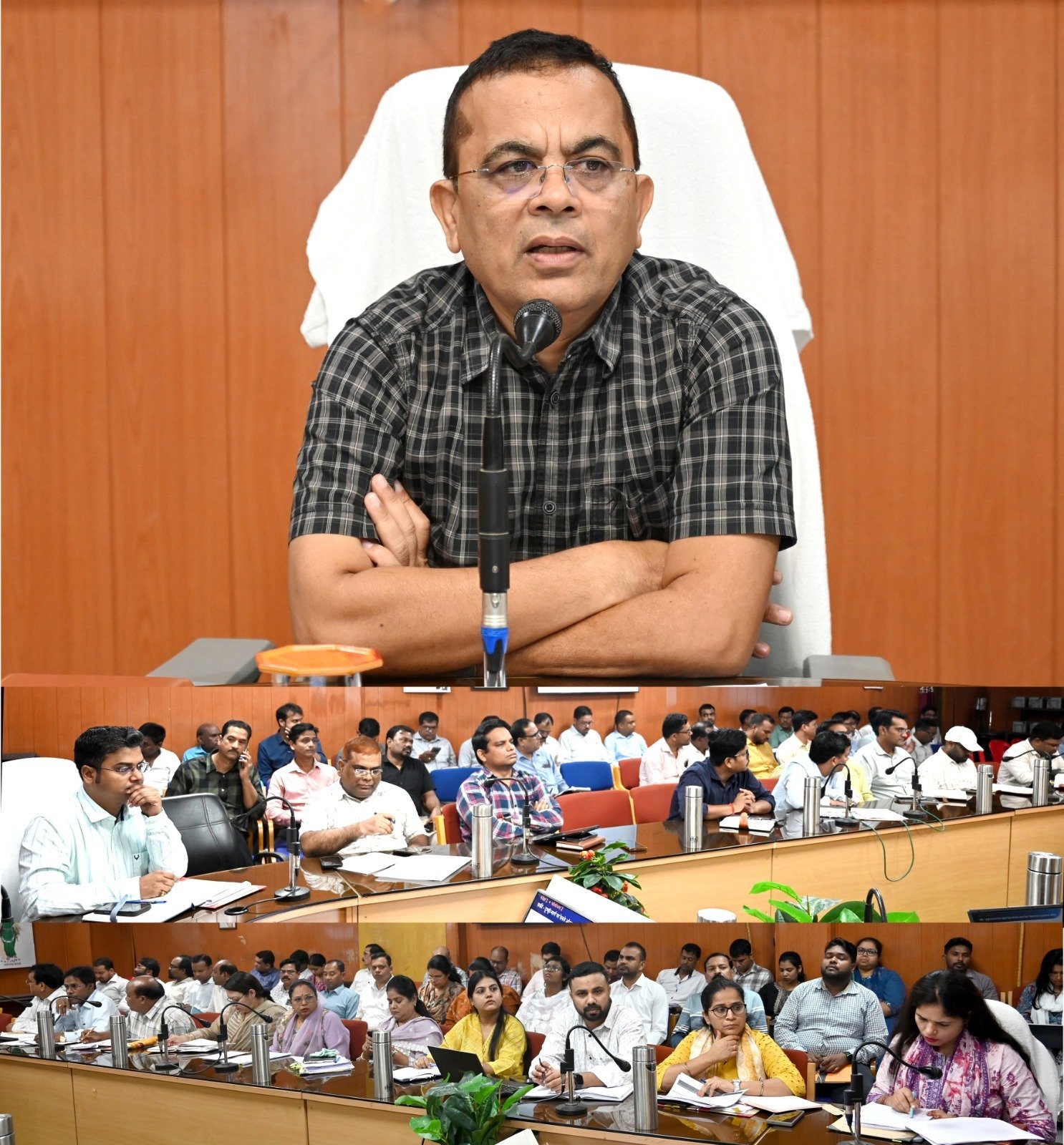 कलेक्टर ने साप्ताहिक समय-सीमा की बैठक लेकर विभागीय योजनाओं एवं लंबित प्रकरणों की समीक्षा की...