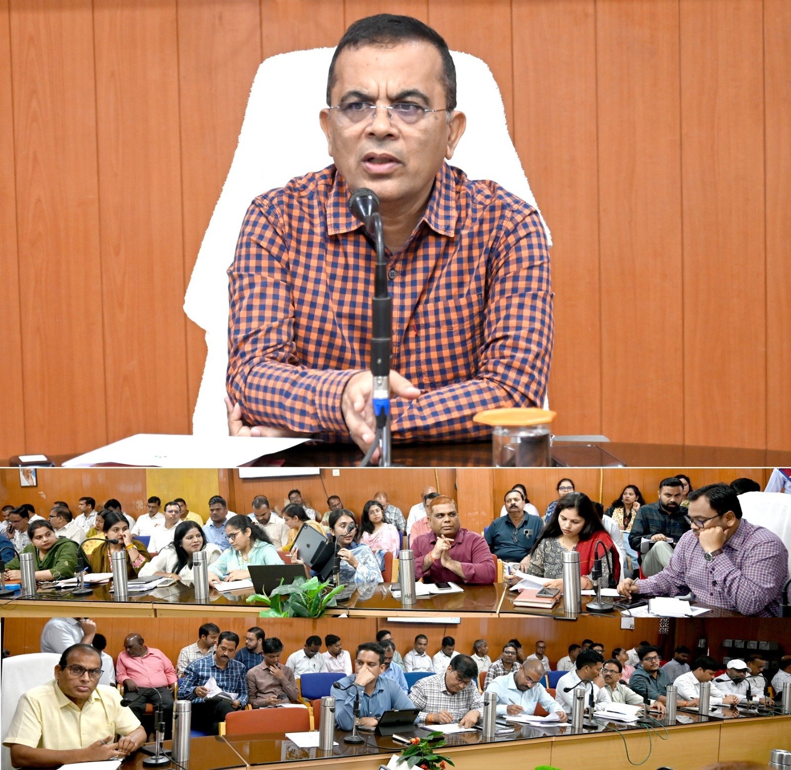 कलेक्टर जन्मेजय महोबे ने ली साप्ताहिक समय-सीमा की बैठक
